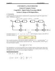 Design of FIR digital filters - Computer Science