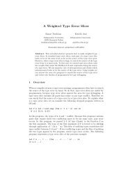 A Weighted Type Error Slicer - Institute for Computing and ...