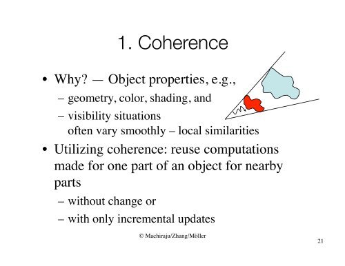 Visibility and Hidden Surface Removal