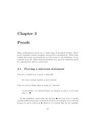 Chapter 3 Proofs - Department of Computer Science