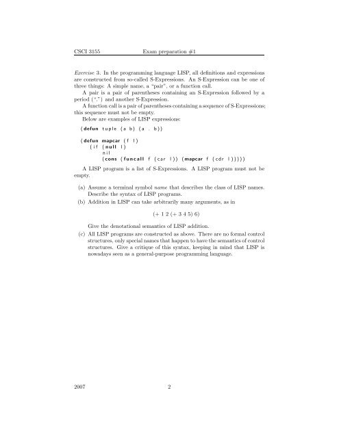 CSCI 3155: Principles of Programming Languages