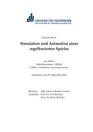 Simulation und Animation eines regelbasierten Spieles - Universität ...