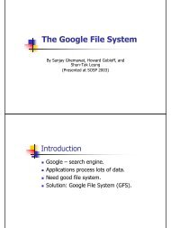 GFS - Computer Science & Engineering