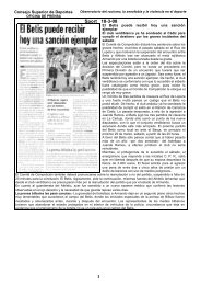 1 Sport 18-3-08 - Consejo Superior de Deportes