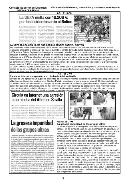 1 Sport 18-3-08 - Consejo Superior de Deportes