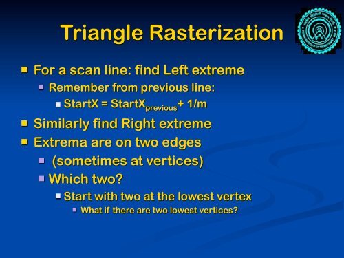 Drawing and Rasterization