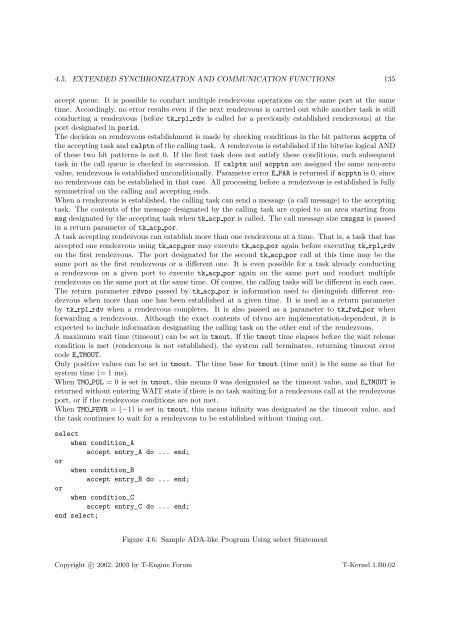 T-Kernel Specification (1.B0.02)