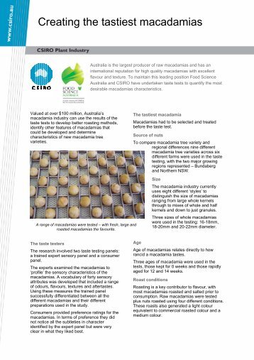 MacaTasteTest_PI_pdf - CSIRO