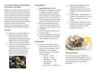 For Consumers of Molluscan Shellfish (Oysters, Clams, Mussels ...