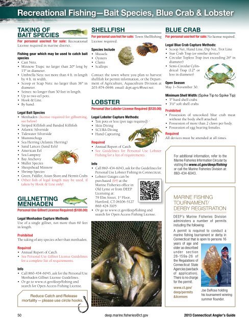 2013 CT Anglers Guide - CT.gov