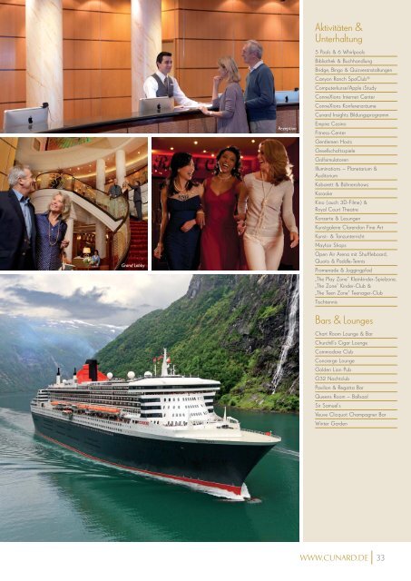 DIE GROSSEN OCEAN LINER DES 21. JAHRHUNDERTS - Cunard