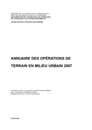 Année 2007 - Ministère de la Culture et de la Communication