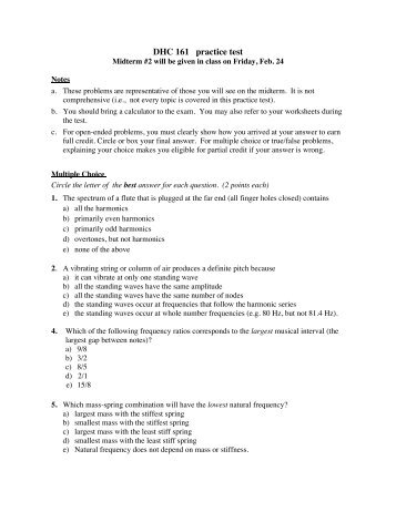 Test 2 practice questions