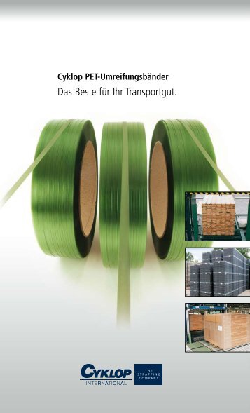 Cyklop PET-Umreifungsbänder