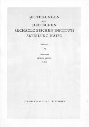 mitteilungen deutschen ärchaologischen instituts äbteilung kairo