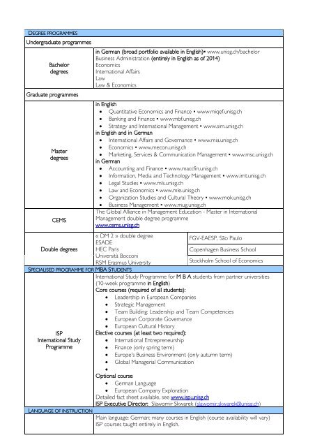 Exchange Student Fact Sheet - Darden School of Business