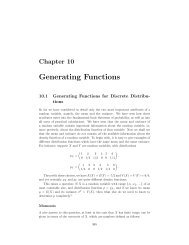 Chapter 10: Generating Functions