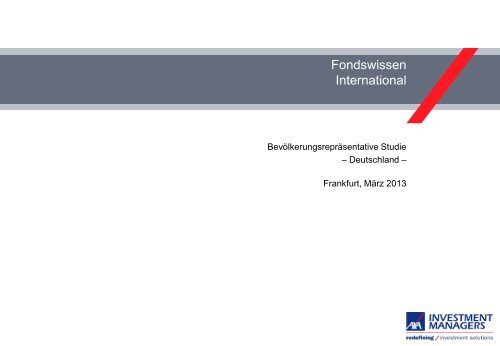 Die Studie gibt es hier. - Das Investment