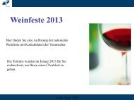 Weinfeste 2013 - Das Team Agentur für Marketing GmbH