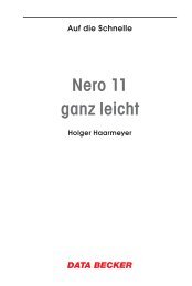 Nero 11 ganz leicht - Data Becker