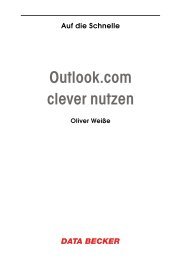 Outlook.com clever nutzen - Data Becker
