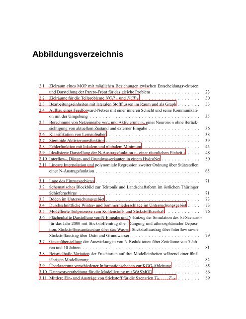 Darstellung und Analyse hydrologischer Topologien auf der Basis ...