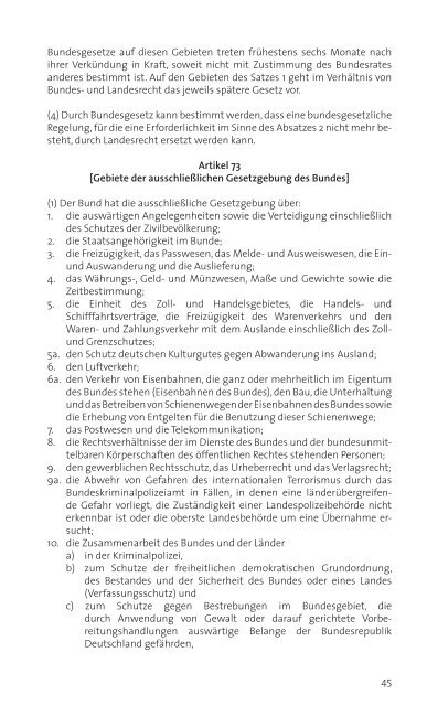 Rechtsgrundlagen