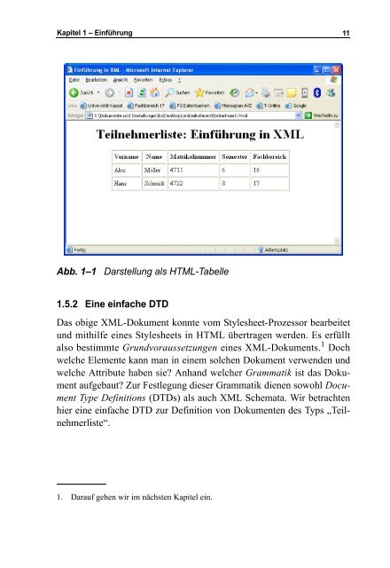 Skript - Praktische Informatik / Datenbanken - Universität Kassel