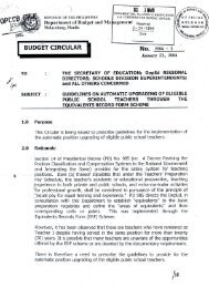 Budget Circular No. 2004-1 - DBM