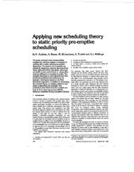 Applying new scheduling theory to static priority pre-emptive ... - DCA