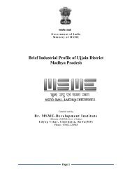 Brief Industrial Profile of Ujjain District Madhya Pradesh - Dc Msme
