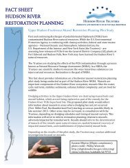Upper Hudson Freshwater Mussel Restoration Planning Pilot Study
