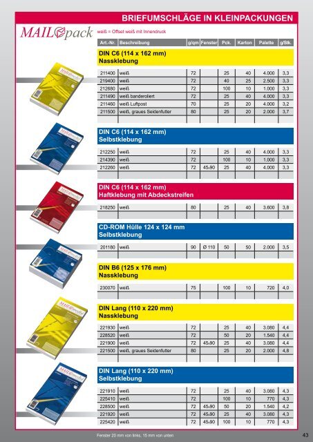 mail@media® Vollsortiment (PDF 8 MB) download - Blessof