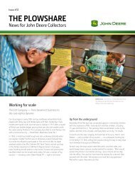 THE PLOWSHARE - John Deere