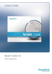 Bedienungsanleitung Brain CAM V3 - DeguDent GmbH