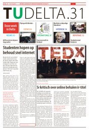 Studenten hopen op behoud snel internet - Delta - TU Delft