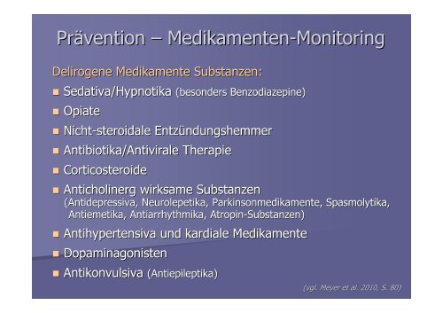 Delirmanagement auf der Intensivstation - Demenz-Servicezentrum ...