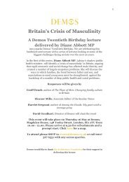 Britain's Crisis of Masculinity - Demos