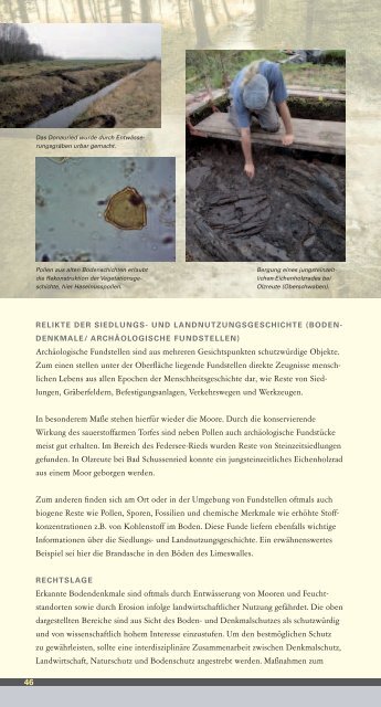 „Archäologie - Landwirtschaft - Forstwirtschaft“. - Denkmalpflege ...
