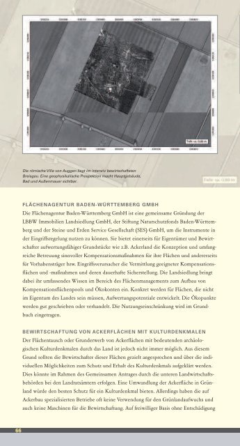 „Archäologie - Landwirtschaft - Forstwirtschaft“. - Denkmalpflege ...