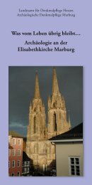 Was vom Leben übrig bleibt… Archäologie an der Elisabethkirche ...