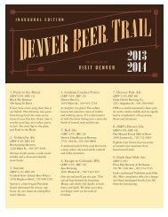 Download your copy of the Denver Beer Trail