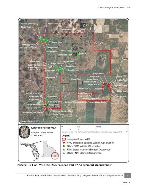 ITEM 3 Lafayette Forest WEA LMP - Florida Department of ...