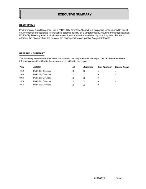 PHASE I ENVIRONMENTAL SITE ASSESSMENT OLD PANOLA ...