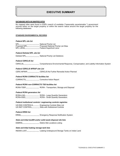 PHASE I ENVIRONMENTAL SITE ASSESSMENT OLD PANOLA ...