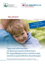 Was bleibt?! - Der Paritätische Wohlfahrtsverband