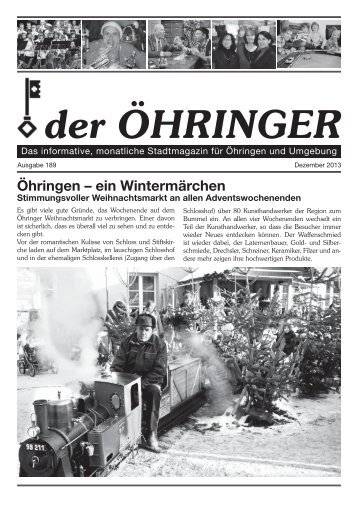 Dezember 2013 der Öhringer Ausgabe 189