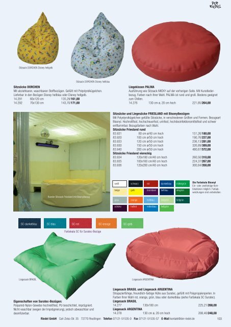 Teil 1 Snoezeln/Interaktiv/Basal/Softplay als pdf - Riedel GmbH