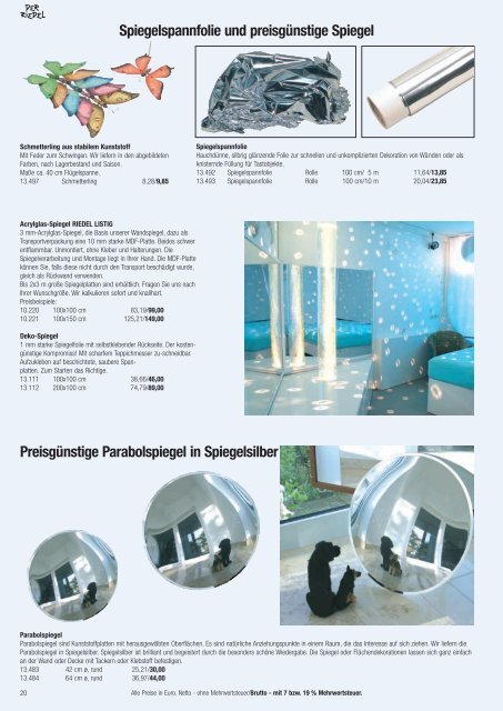 Teil 1 Snoezeln/Interaktiv/Basal/Softplay als pdf - Riedel GmbH