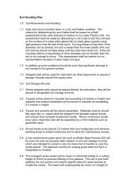 Soil Handling Plan 1.0 Soil Movements and Handling 1.1 Soils will ...